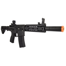 Lancer Tactical LT-15BDL-G2 Gen 2 M4 Carbine with PDW Stock and Mock Suppressor (Black)