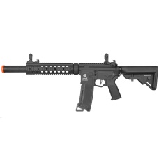 Lancer Tactical Gen 3 Nylon Polymer M4 SD AEG Airsoft Rifle with Mock Suppressor (Color: Black)
