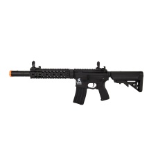 Lancer Tactical LT-15CBAL-G2 SD Gen 2 Nylon Polymer AEG Airsoft Rifle with Mock Suppressor  (Black)