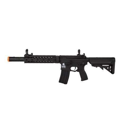 Lancer Tactical LT-15CBAL-G2 SD Gen 2 Nylon Polymer AEG Airsoft Rifle with Mock Suppressor  (Black)
