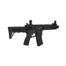 Lancer Tactical LT-15SBDL-G2 Gen 2 AEG Rifle w/ PDW Stock and Mock Suppressor (Color: Black)