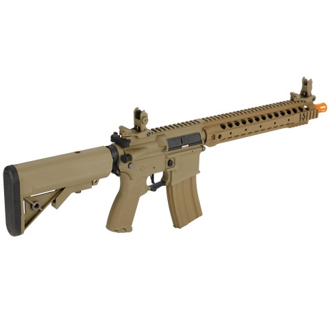 Lancer Tactical LT-24TA12-G2-E Hybrid M4 Carbine AEG Airsoft Rifle (Tan)