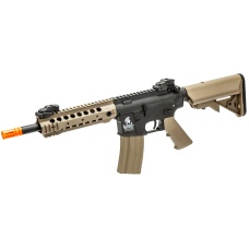 Lancer Tactical Gen 2 M4 CQB AEG Rifle - Black/Tan (Battery and Charger Included)