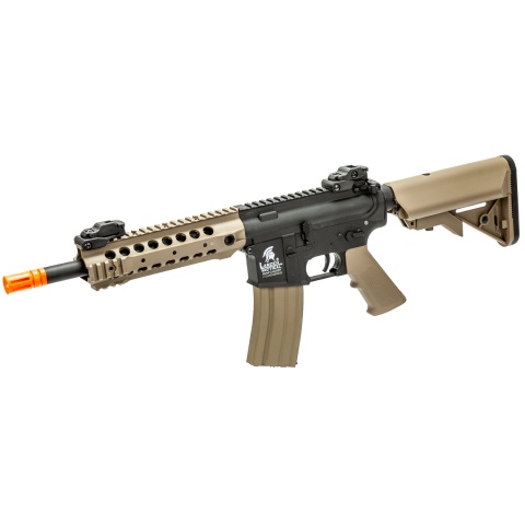 Lancer Tactical Gen 2 CQB M4 AEG Rifle Core Series (Color: Black/Tan)  (GUN ONLY)