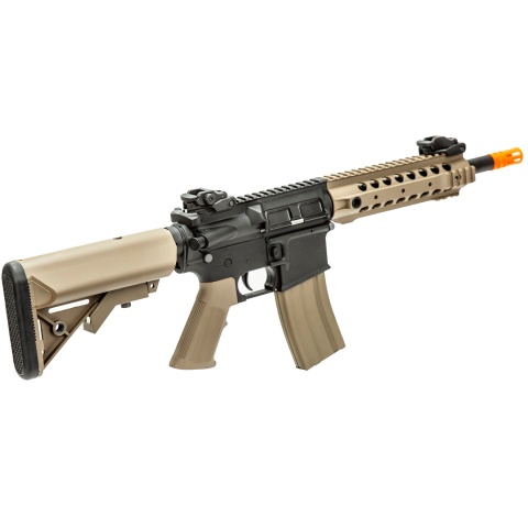 Lancer Tactical Gen 2 CQB M4 AEG Rifle Core Series (Color: Black/Tan)  (GUN ONLY)