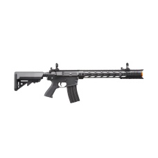 Lancer Tactical Gen 2 Low FPS M4 SPR Interceptor Airsoft AEG Rifle (Color: Black)