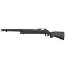 Lancer Tactical M24 High FPS Bolt Action Airsoft Sniper Rifle (Color: Black)