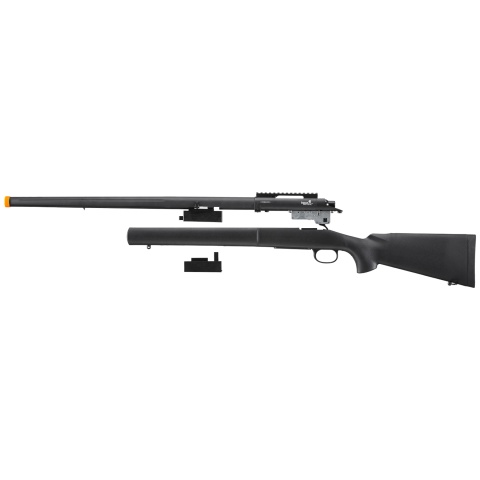 Lancer Tactical M24 High FPS Bolt Action Airsoft Sniper Rifle (Color: Black)