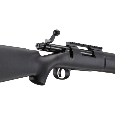 Lancer Tactical M24 High FPS Bolt Action Airsoft Sniper Rifle (Color: Black)