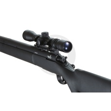 Lancer Tactical High FPS M24 Bolt Action Spring Powered Sniper Rifle w/ Scope (Color: Tan)