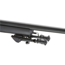 Lancer Tactical Airsoft M24 Bolt Action Sniper Rifle w/ Bipod (Color: Black)