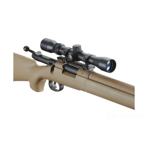 Lancer Tactical Airsoft M24 Bolt Action Sniper Rifle w/ Scope (Color: Dark Earth)