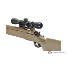 Lancer Tactical Airsoft M24 Bolt Action Sniper Rifle w/ Scope (Color: Dark Earth)