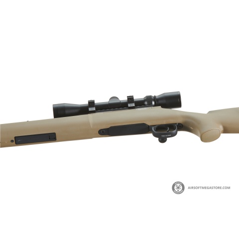 Lancer Tactical Airsoft M24 Bolt Action Sniper Rifle w/ Scope (Color: Dark Earth)