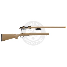 Lancer Tactical M24 High FPS Bolt Action Airsoft Sniper Rifle (Color: Tan)