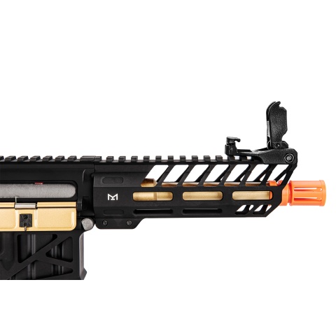 Lancer Tactical Enforcer Needletail Skeleton M4 AEG Rifle with Alpha Stock (Color: Black & Gold)
