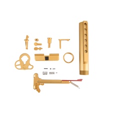 Lancer Tactical Gold Dress Up Kit for M4 