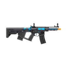 Lancer Tactical Low FPS Enforcer Needletail Skeleton M4 Airsoft Rifle (Color: Black & Navy Blue)