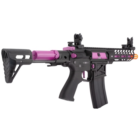 Lancer Tactical ProLine NEEDLETAIL PDW Skeleton AEG Low FPS (Color: Black/Purple)