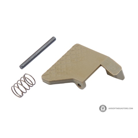 Lancer Tactical Alpha Stock Replacement Magazine Catch (Color: Tan)