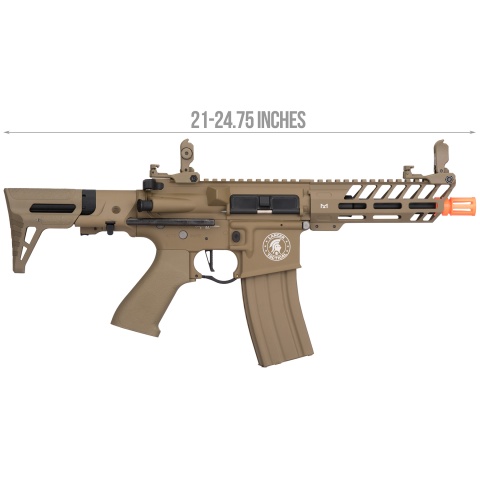 Lancer Tactical Low FPS ProLine Needletail Airsoft AEG Rifle with PDW Stock (Color: Tan)
