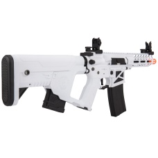 Lancer Tactical Low FPS Enforcer Needletail Skeleton M4 AEG Rifle with Alpha Stock (Color: White & Black)