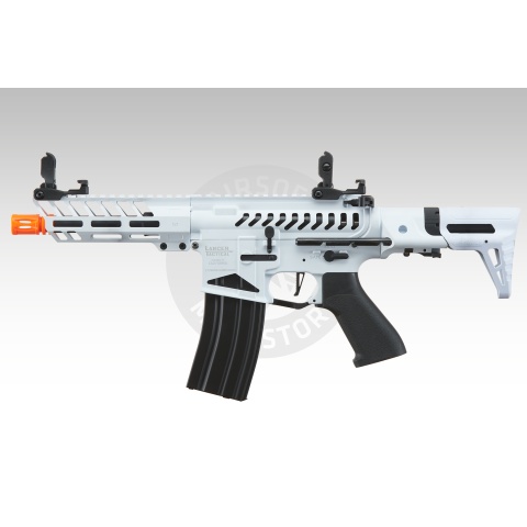 Lancer Tactical ProLine NEEDLETAIL PDW Skeleton AEG Low FPS (Color: White/Black)