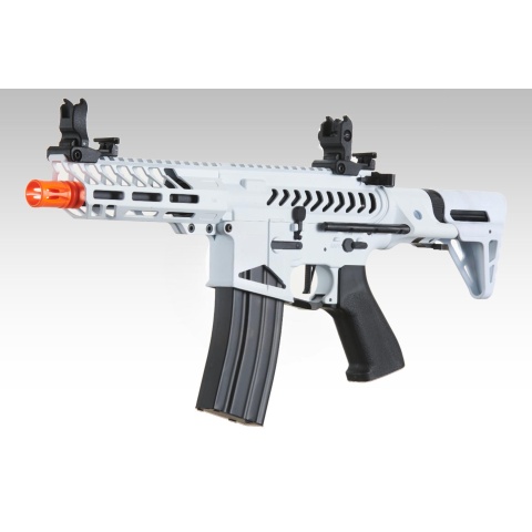 Lancer Tactical ProLine NEEDLETAIL PDW Skeleton AEG Low FPS (Color: White/Black)