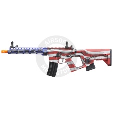 Lancer Tactical Enforcer BLACKBIRD AEG Rifle w/ Alpha Stock (Cerakote Color: Stars & Stripes)