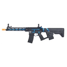 Lancer Tactical Enforcer BLACKBIRD Skeleton AEG w/ Alpha Stock [LOW FPS] - BLACK/BLUE