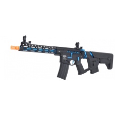 Lancer Tactical Enforcer BLACKBIRD Skeleton AEG w/ Alpha Stock [LOW FPS] - BLACK/BLUE