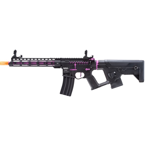 Lancer Tactical [Low FPS] Enforcer Blackbird Skeleton AEG w/ Alpha Stock (Color: Black and Purple)