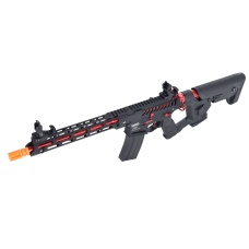 Lancer Tactical Enforcer BLACKBIRD Skeleton AEG w/ Alpha Stock [LOW FPS] - BLACK/RED
