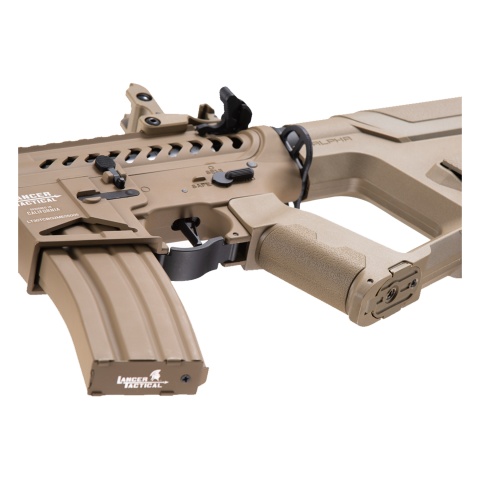 Lancer Tactical Enforcer Blackbird Skeleton AEG w/ Alpha Stock (Color: Tan)