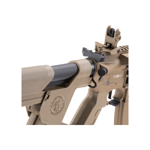 Lancer Tactical [Low FPS] Enforcer Blackbird Skeleton AEG w/ Alpha Stock (Color: Tan)