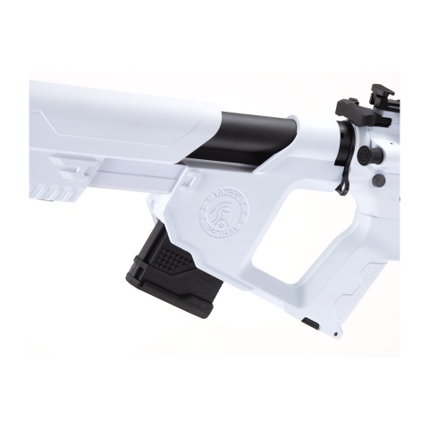 Lancer Tactical Enforcer Blackbird Skeleton AEG w/ Alpha Stock (Color: White)