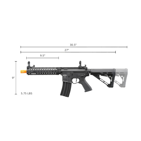 Lancer Tactical Proline Raider M4 AEG Rifle with Delta Stock (Color: Black)