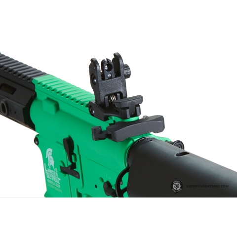 Lancer Tactical Gen 2 CQB M4 AEG Rifle Core Series (Color: Green & Black)(No Battery and Charger)