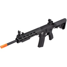 Lancer Tactical Bravo MK1 SMR Black Jack Airsoft Rifle - BLACK