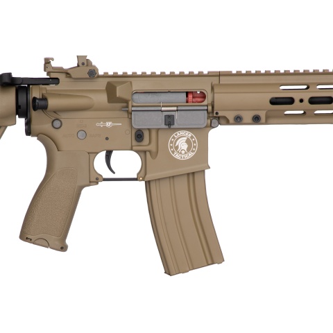 Lancer Tactical MK1 SMR Black Jack Strategic M4 Airsoft AEG - TAN