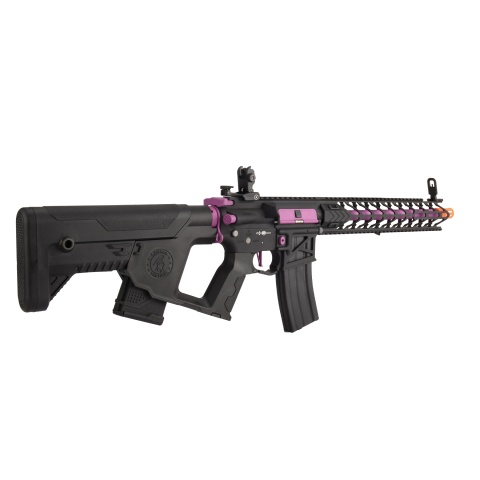 Lancer Tactical Enforcer Night Wing AEG [High FPS] w/ Alpha Stock (Black / Purple)