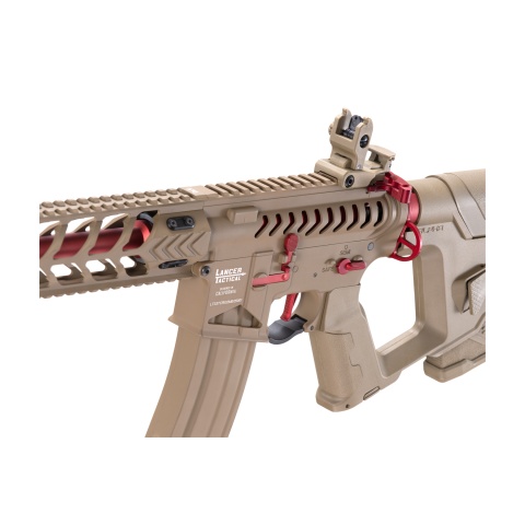 Lancer Tactical Enforcer Night Wing Skeleton AEG w/ Alpha Stock (Tan)