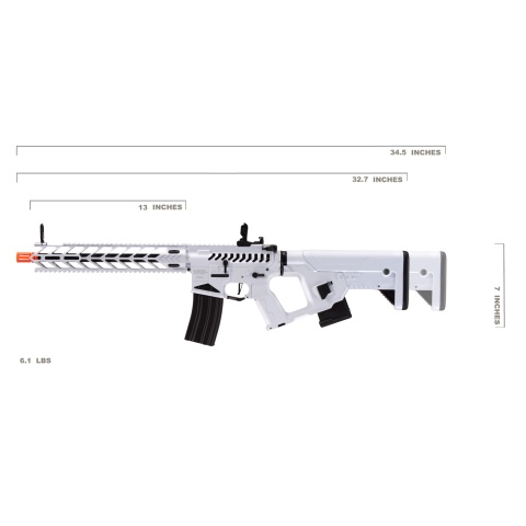 Lancer Tactical Enforcer Night Wing Skeleton AEG w/ Alpha Stock (White)