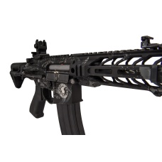 Lancer Tactical ProLine Battle Hawk PDW Airsoft AEG [Low FPS] (Black w/ Wolfpack Laser Engraving)