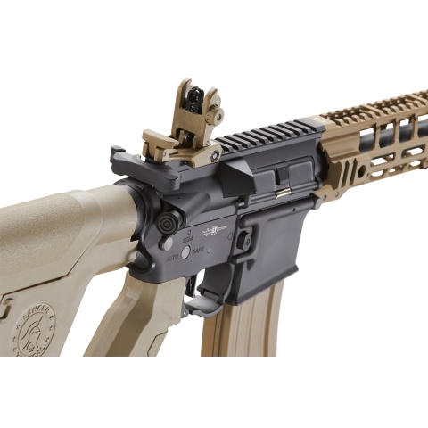 Lancer Tactical Two-Tone Enforcer Battle Hawk Airsoft AEG w/ Alpha Stock (Color: Black / Tan)