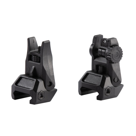 Lancer Tactical LT-35 Flip-Up Iron Sights (Color: Black)