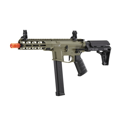 Lancer Tactical Gen 2 9mm Battle X CQB Carbine Airsoft AEG (Color: Tan)