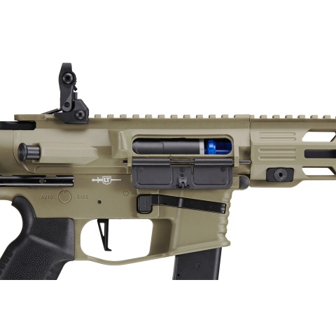 Lancer Tactical Gen 2 9mm Battle X CQB Carbine Airsoft AEG (Color: Tan)