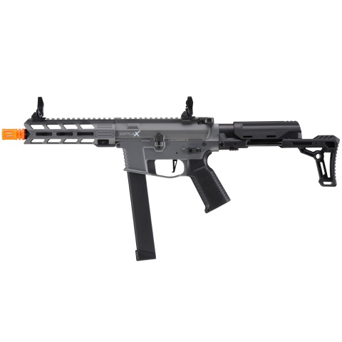 Lancer Tactical Gen 2 9mm Battle X CQB Carbine Airsoft AEG (Color: Grey)