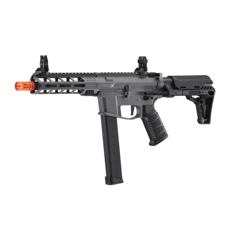 Lancer Tactical Gen 2 9mm Battle X CQB Carbine Airsoft AEG (Color: Grey)